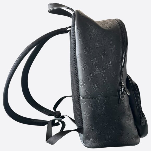 Louis Vuitton Black Shadow Monogram Racer Backpack - Picture 2 of 6